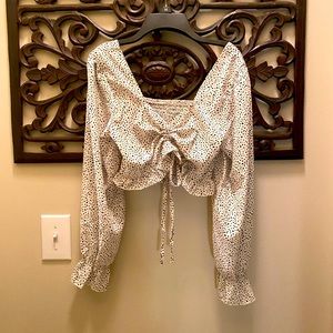 Crop top long sleeve